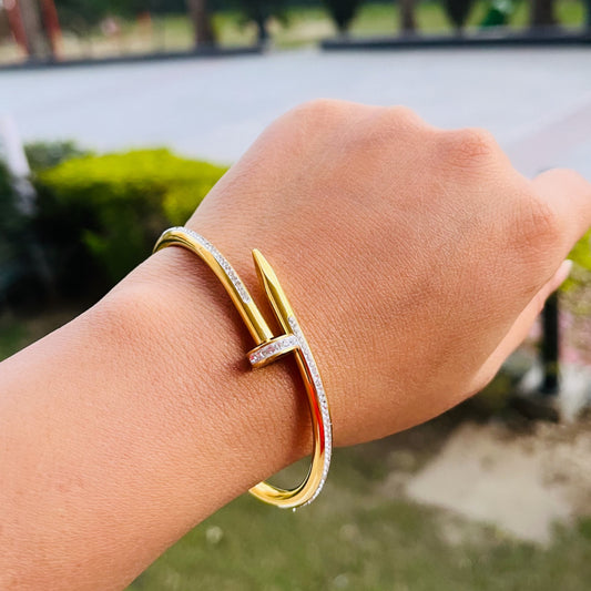 Nail Bangle Bracelet