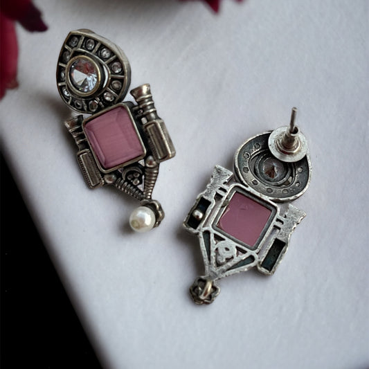 Small Pink Earrings