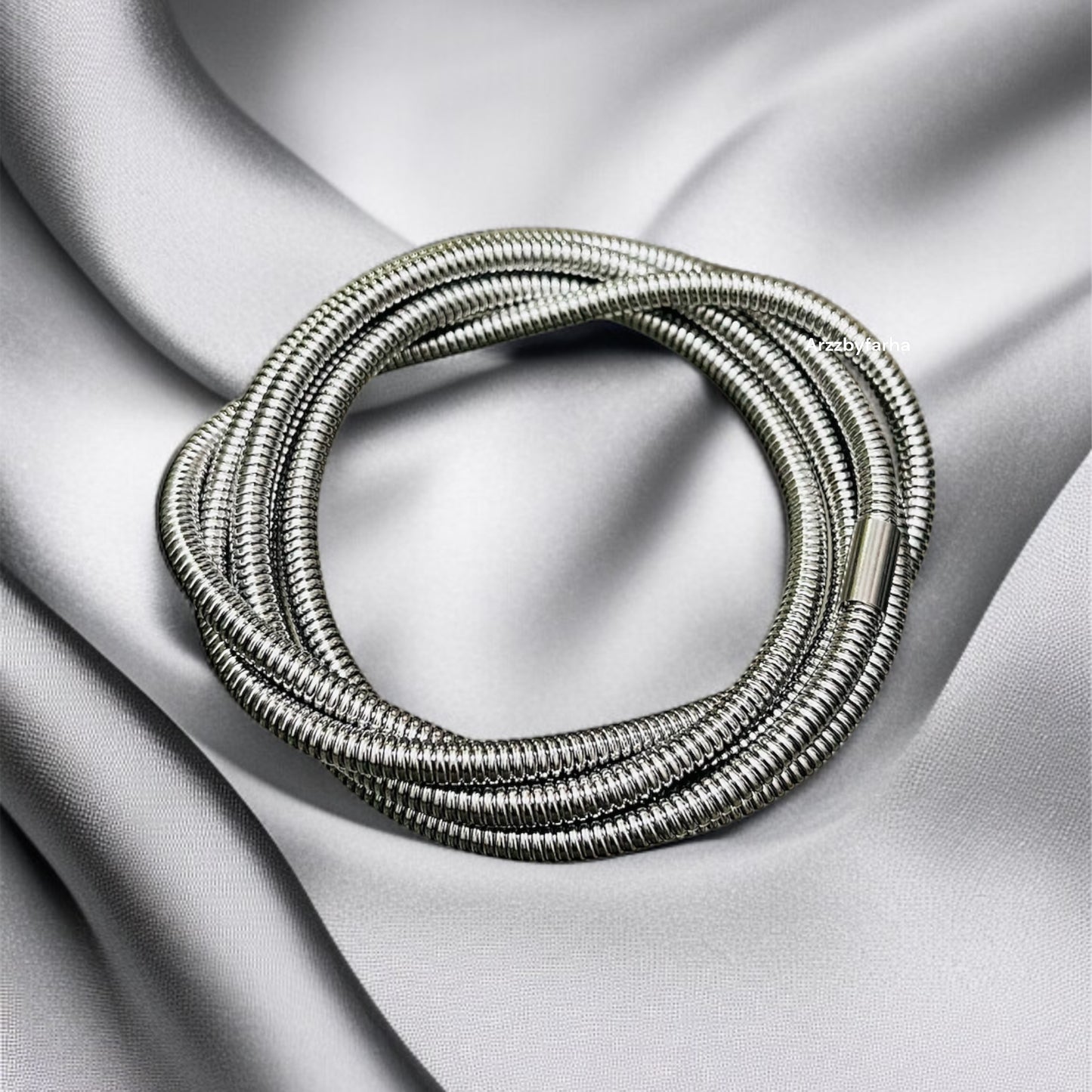 Luxe Silver Plated Adjustable Bracelet