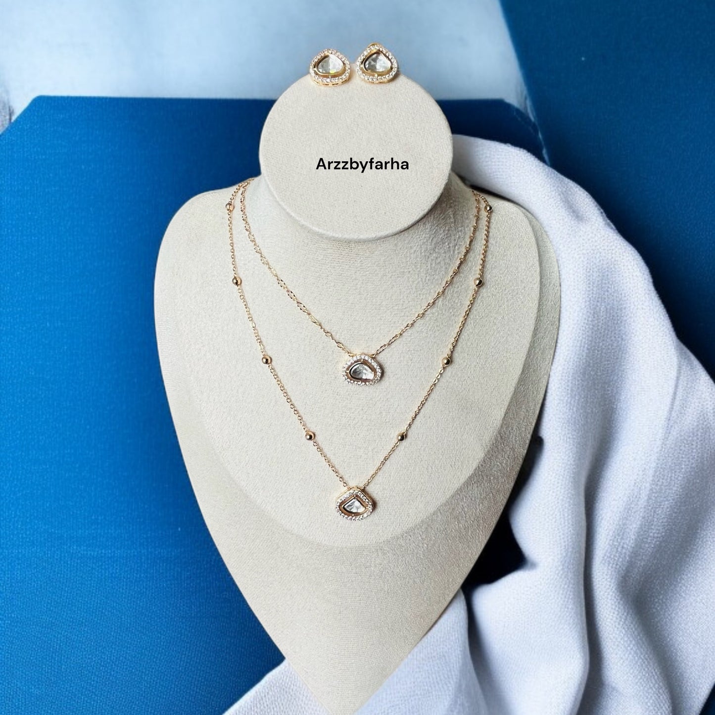 Double Layered Necklace Set