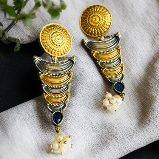 Blue DT Drop Earring