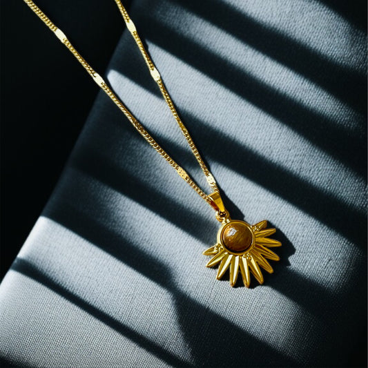 Brown Sunshine Necklace