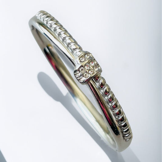 Antitarnish Silver Bangle Bracelet