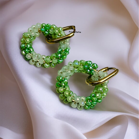 Mint Green Drop Earrings
