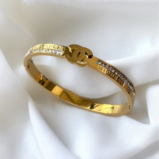 Brand Inspired Bangle Bracelet
