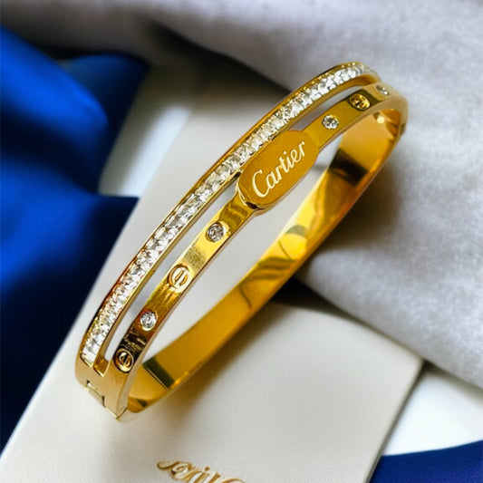 Brand Inspired Bangle Bracelet