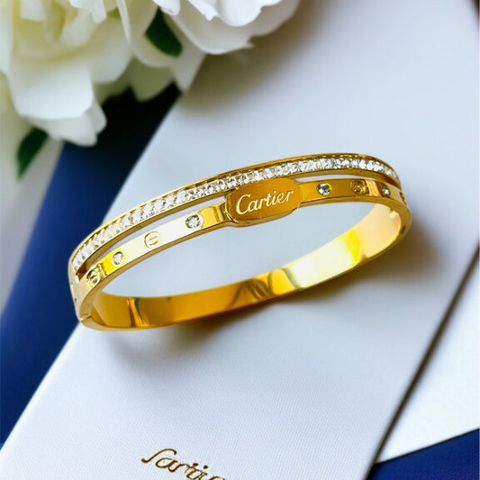 Brand Inspired Bangle Bracelet