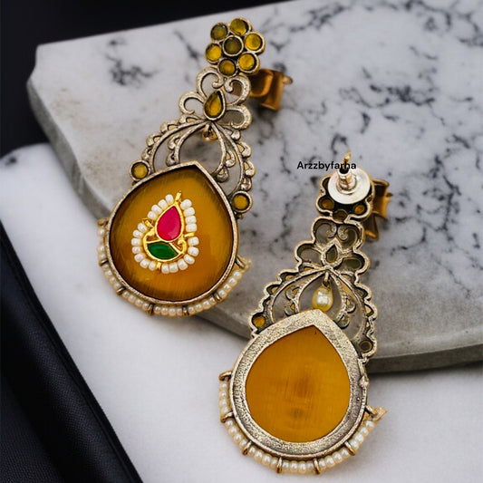 Monalisa Stone Drop Earrings