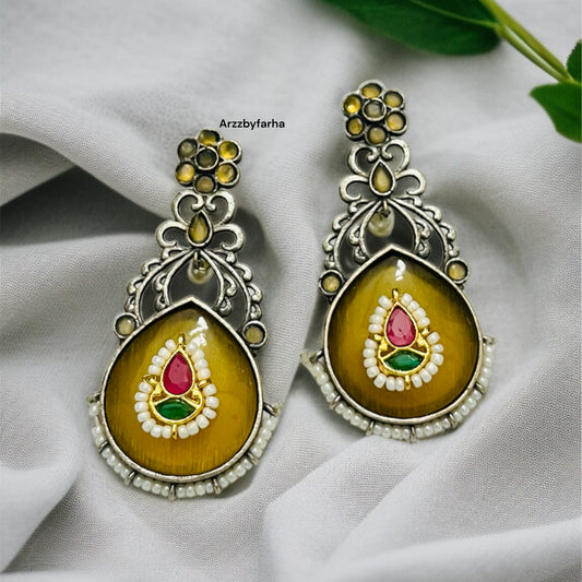 Monalisa Stone Drop Earrings