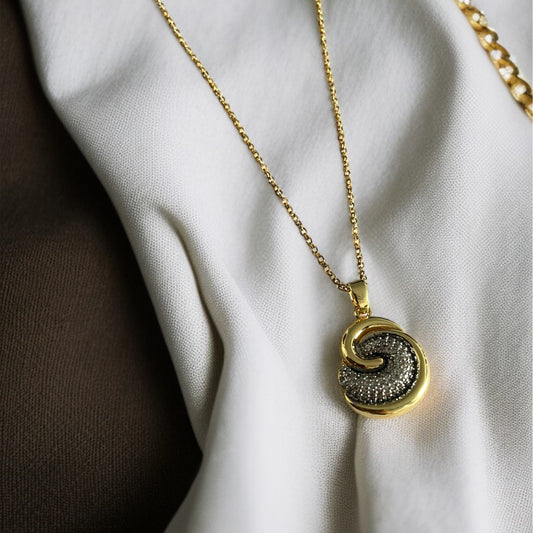 Dual Tone Chain Necklace