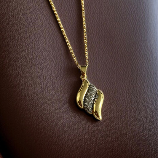 Dual Tone Chain Necklace