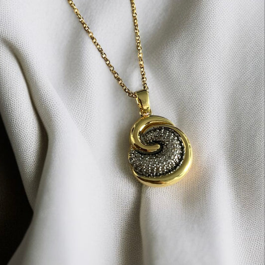 Dual Tone Chain Necklace