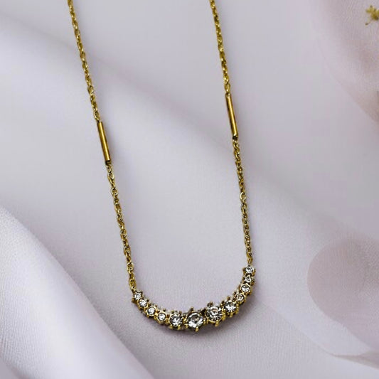 Crystal Stone Pendant Necklace