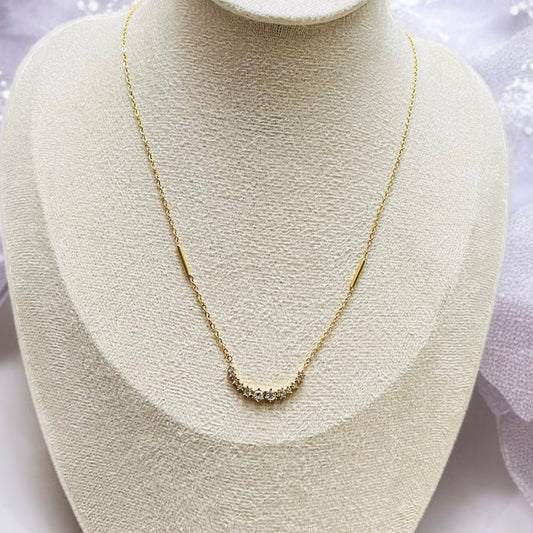 Crystal Stone Pendant Necklace