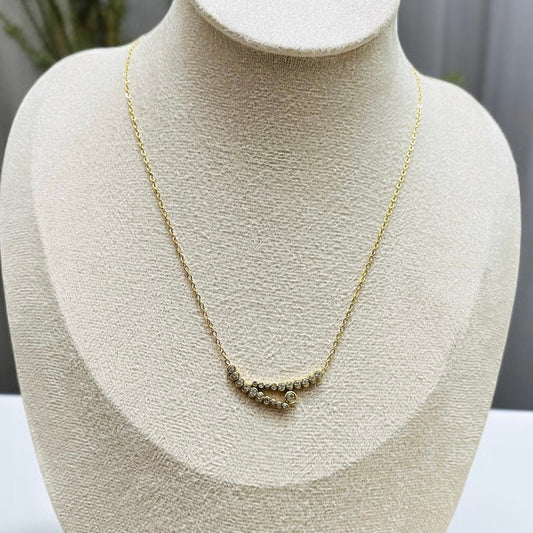 Crystal Stone Pendant Necklace
