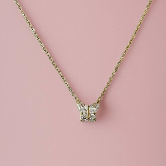 Crystal Butterfly Necklace