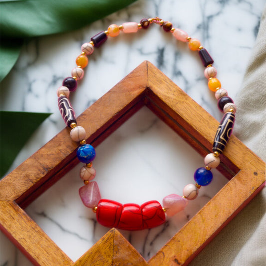 Canvas & Beads Mid Lenght Necklace