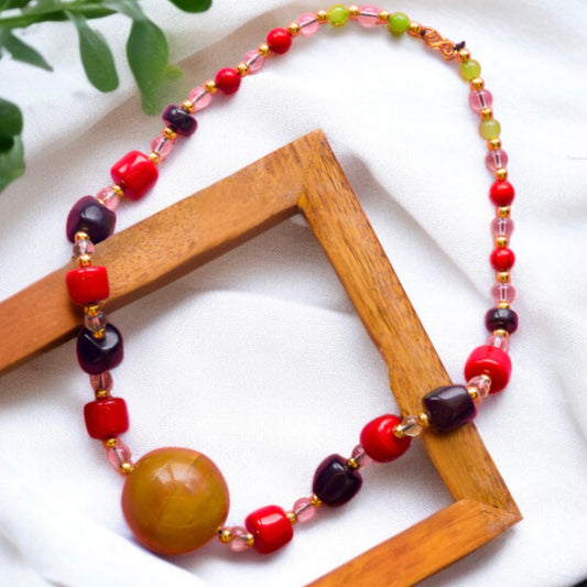 Chroma Beads Mid Lenght Necklace