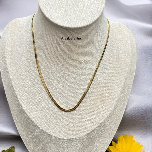 Gold Snake Chain Necklace