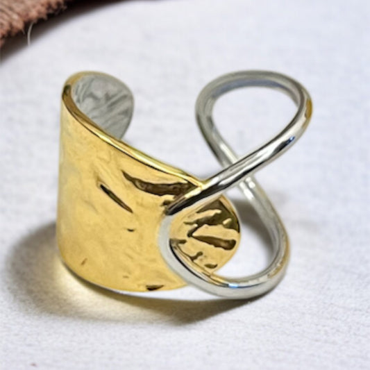 Dual Tone Antitarnish Ring
