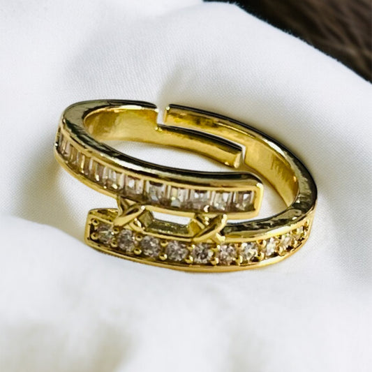 AD Studded Antitarnish Ring