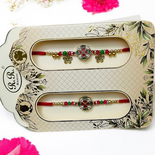 Beads And AD Bhaiya Bhabhi Rakhi