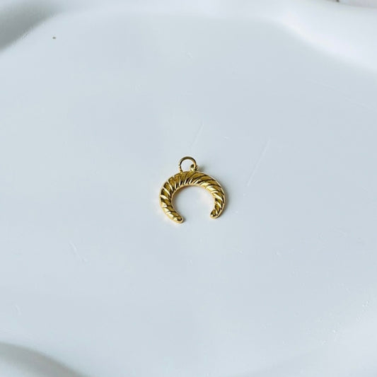 Crescent Gold Pendant Only