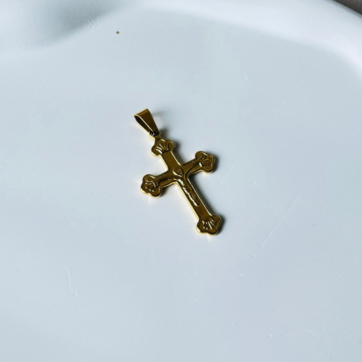 Gold Cross Pendant Only