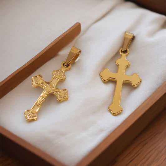 Gold Cross Pendant Only