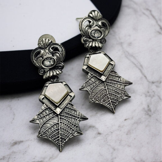 Leaf Small Drop Earrings