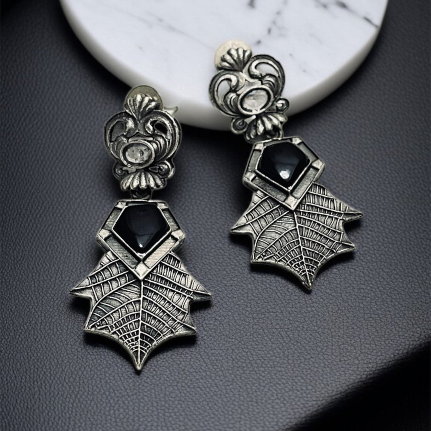 Leaf Small Drop Earrings