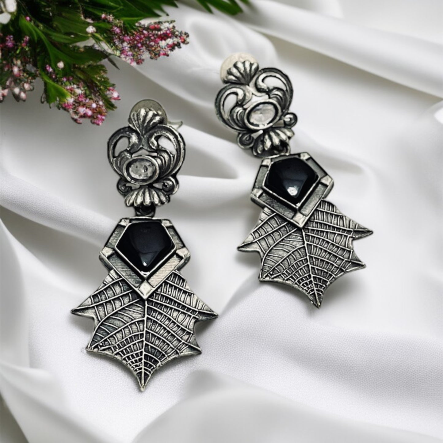 Leaf Small Drop Earrings