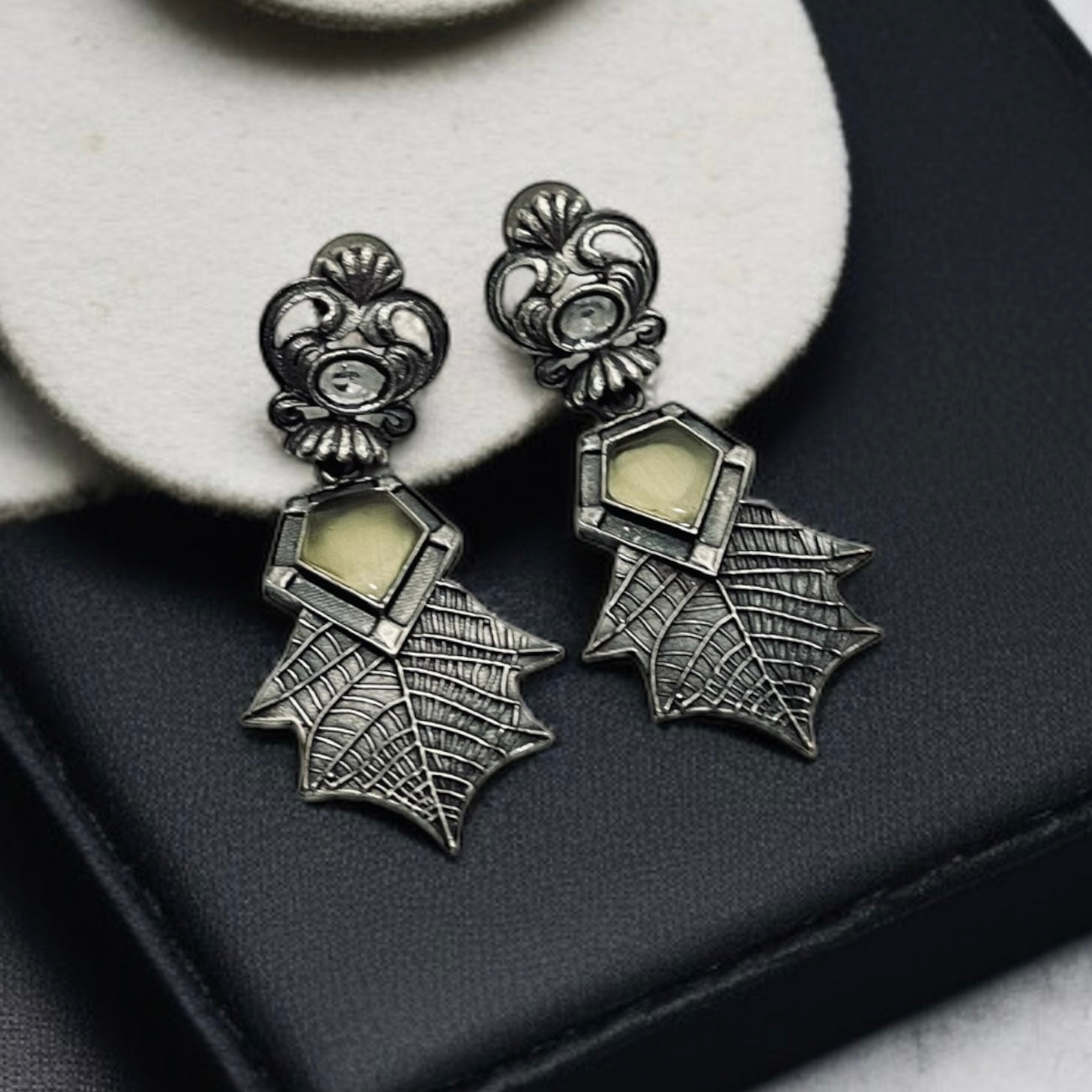 Leaf Small Drop Earrings