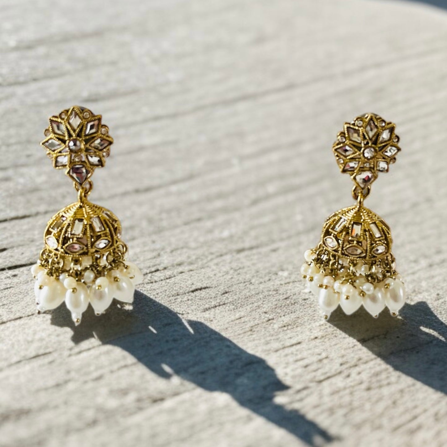 Beaded Small Jhumka Earring