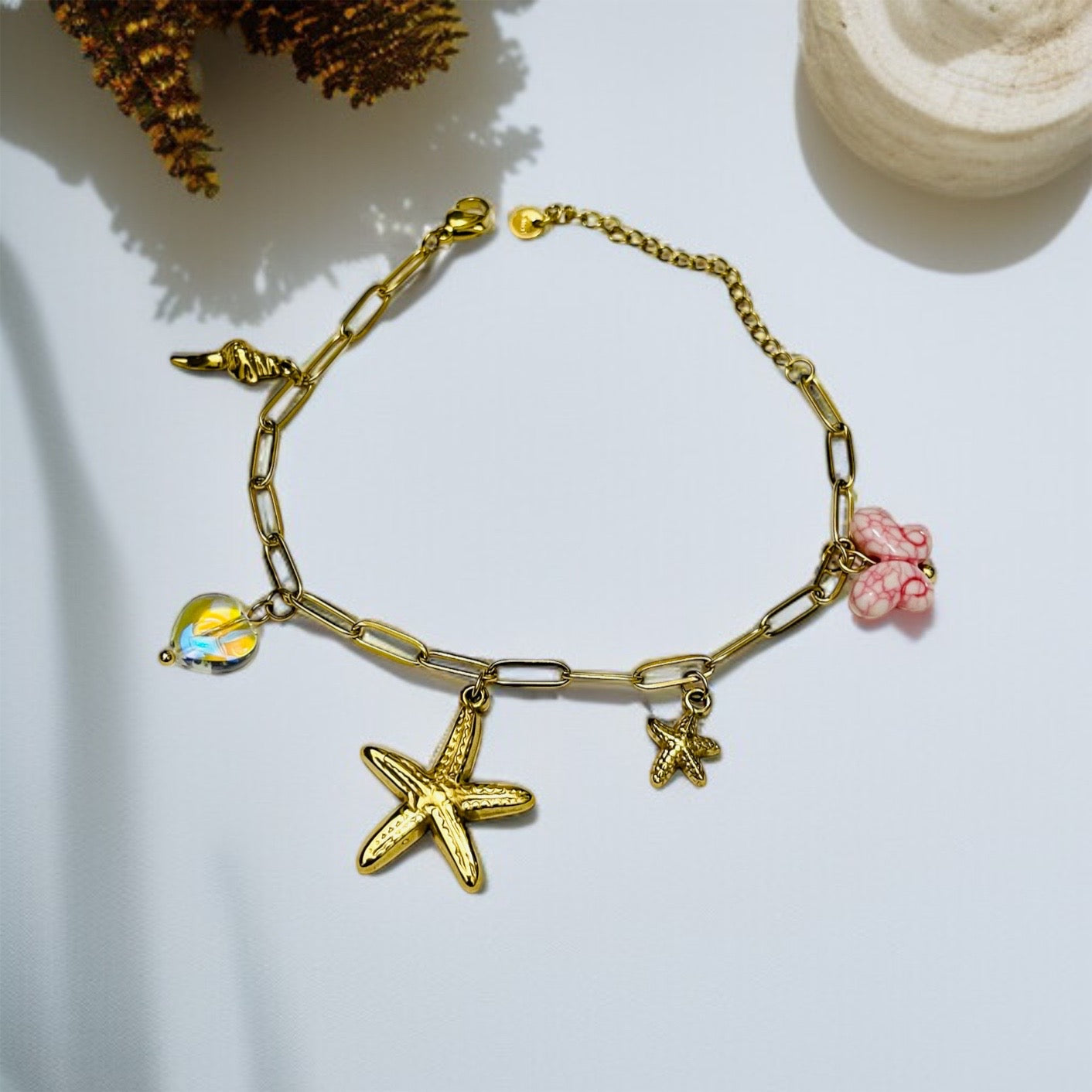 Star Butterfly Charms Chain Bracelet