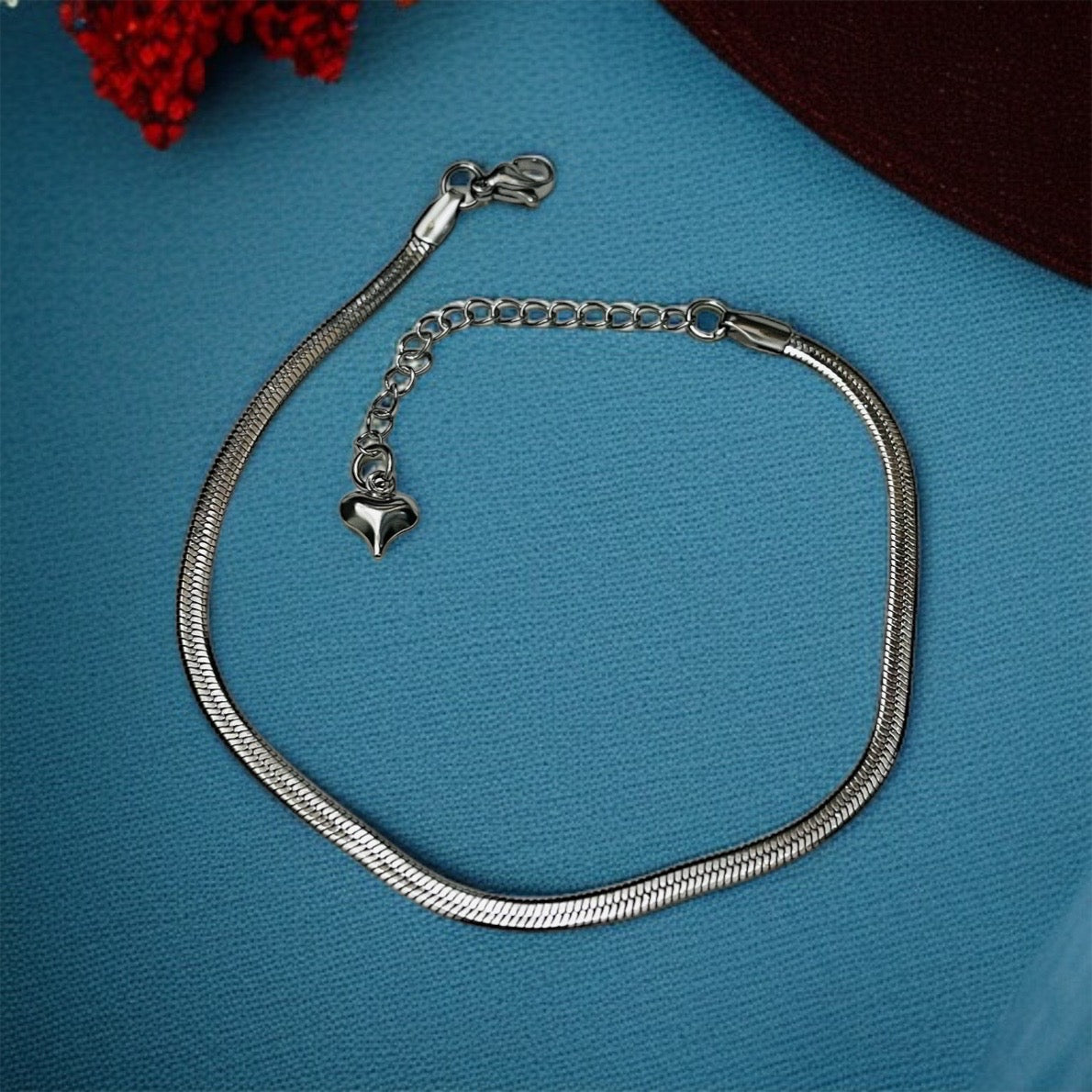 Silver Snake Chain Bracelet