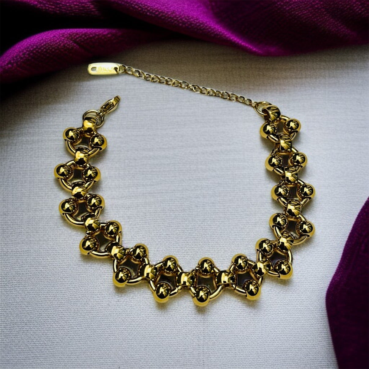 Solid Gold Chain Bracelet