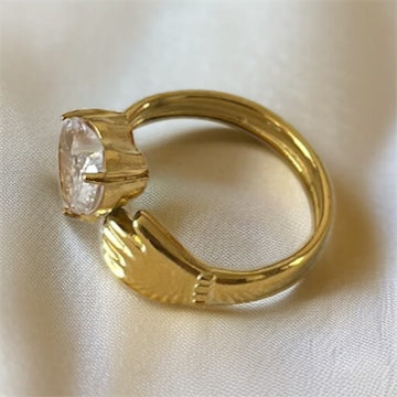 Heart Hugging Ring