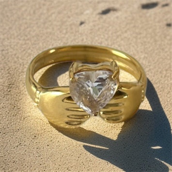 Heart Hugging Ring