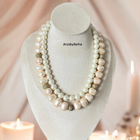 Double Layered Necklace Set