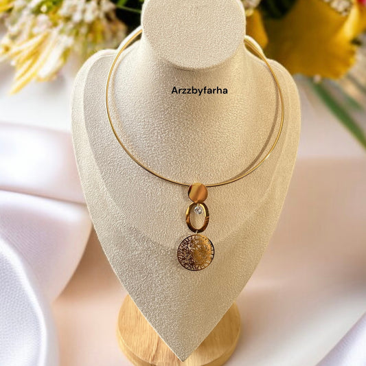 Antitarnish Statement Hasli Necklace