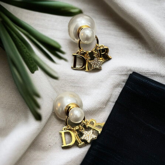 Brand Inspired Pearl Earrings