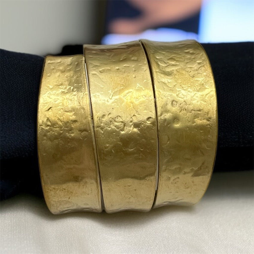 Gold Brass Open Bangle