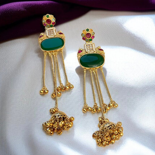 Drop Jhumkas Kashmiri Earring