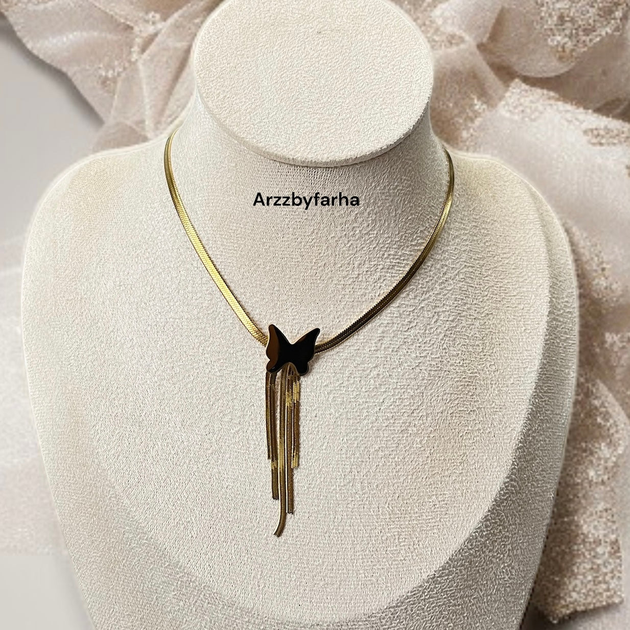 Butterfly Drop Necklace