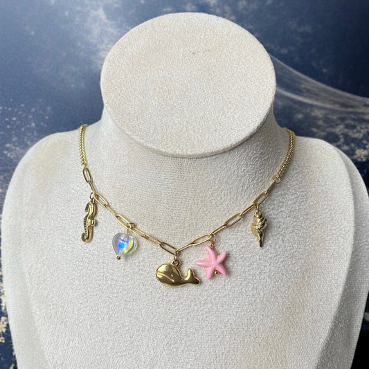 Fish Charms Chain Necklace