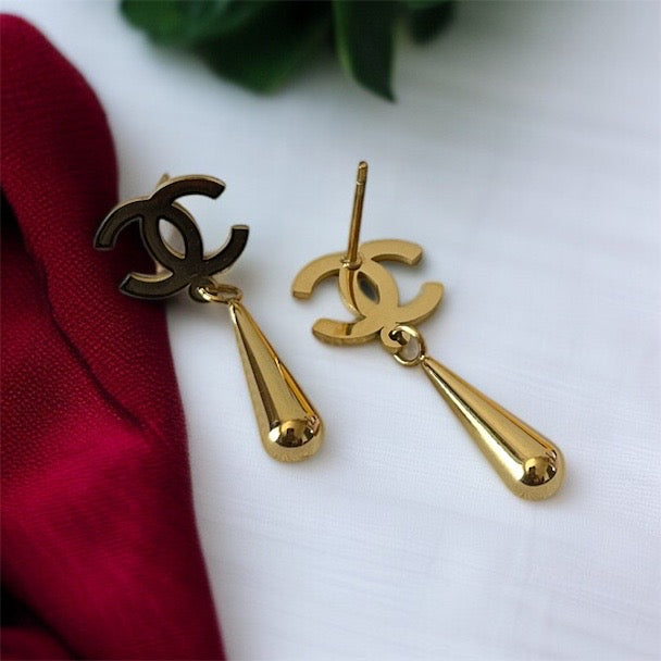Brand Inspired Drop Earrings