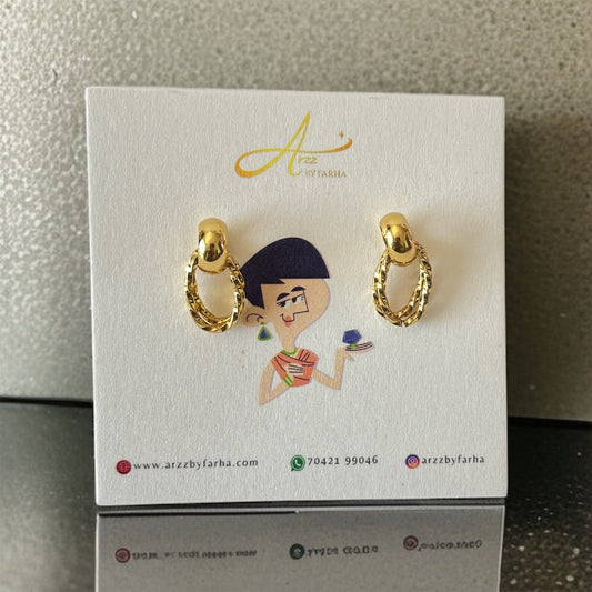 Gold Drop Earrings