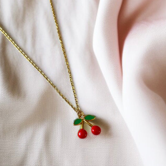 Cherry Chain Necklace