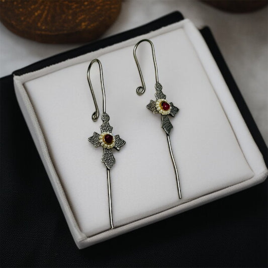 Silver Ear Pin